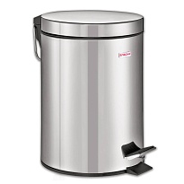 Ведро-контейнер для мусора (урна) с педалью LAIMA Classic, 12 л, зеркальное, нержавеющая сталь, со съемным внутренним ведром в Нижнем Тагиле
