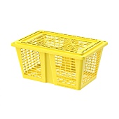 Ящик продуктовый универсальный 300х200х130 желтый