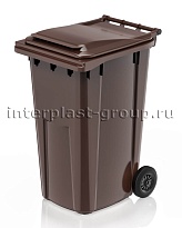 Контейнер для мусора 240 л коричневый облегченный 240 зеленый в Нижнем Тагиле