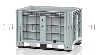 Контейнер iBox сплошной на полозьях с пробкой 2 дюйма серый в Нижнем Тагиле Контейнер iBox сплошной на полозьях с пробкой 2 дюйма серый в Нижнем Тагиле