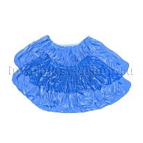 Бахилы голубые 2000 шт (1000 пар), 16 мкм, однослойные, с одной резинкой, Эконом в Нижнем Тагиле