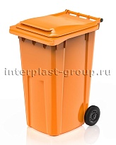 Контейнер для мусора 240 л оранжевый облегченный 240 оранжевый в Нижнем Тагиле Контейнер для мусора 240 л оранжевый облегченный 240 оранжевый в Нижнем Тагиле