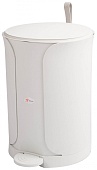 Мусорный бак Sтилъ с педалью 18 л белый