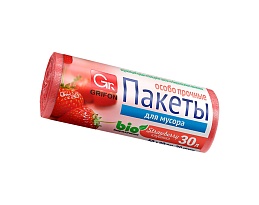 Мешки для мусора 30 л, ароматизированные, Клубника, красные, в рулоне 20 шт., ПНД, 9 мкм, 560х530 мм, GRIFON Aroma, 101-020 K в Нижнем Тагиле Мешки для мусора 30 л, ароматизированные, Клубника, красные, в рулоне 20 шт., ПНД, 9 мкм, 560х530 мм, GRIFON Aroma, 101-020 K в Нижнем Тагиле